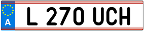 Truck License Plate